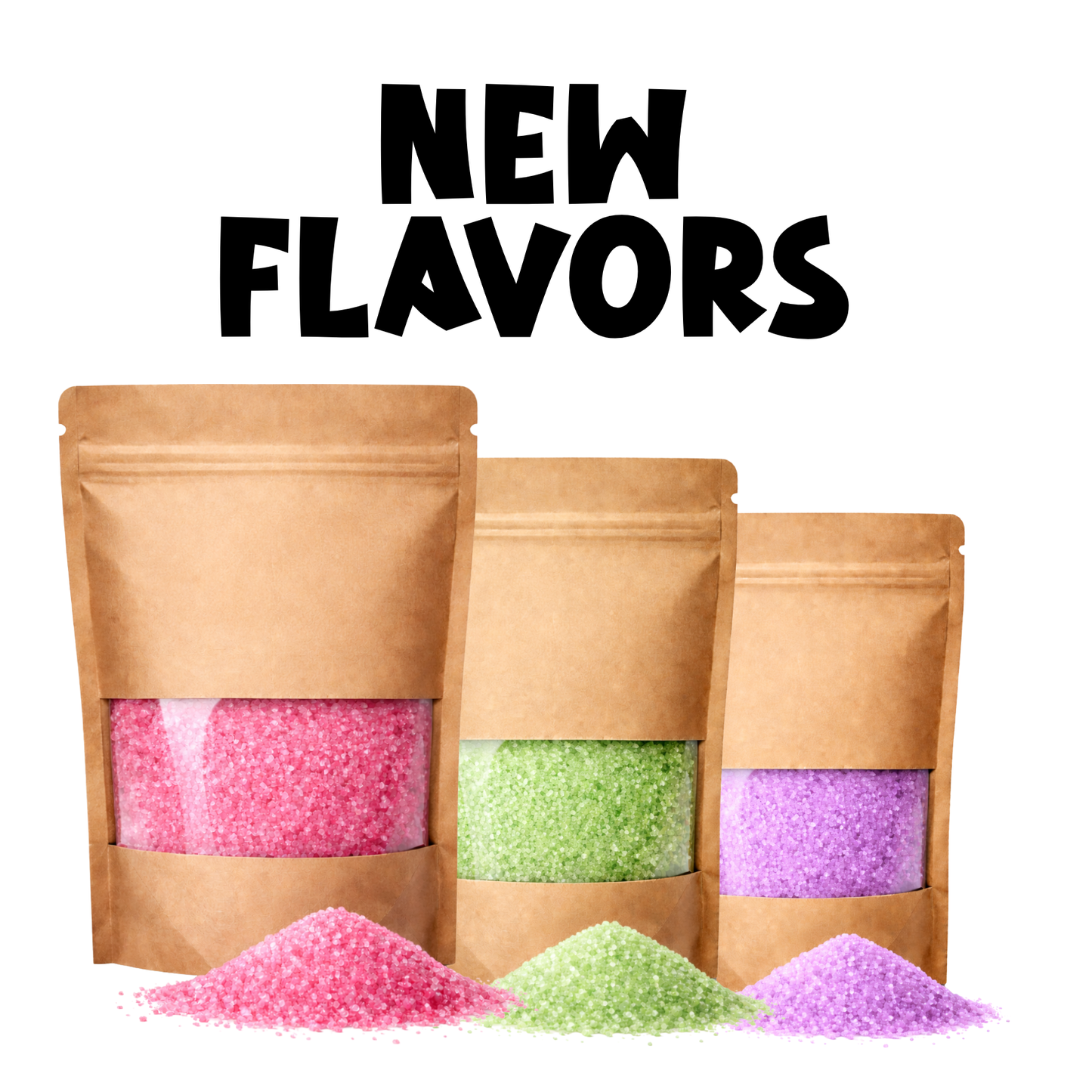 NEW FLAVORS COTTON CANDY SUGAR