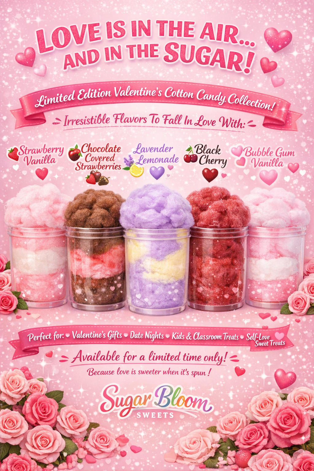 Valentines Day Cotton Candy Collection