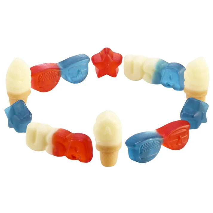 US of Yay Red, White, and Blue Gummi Candy