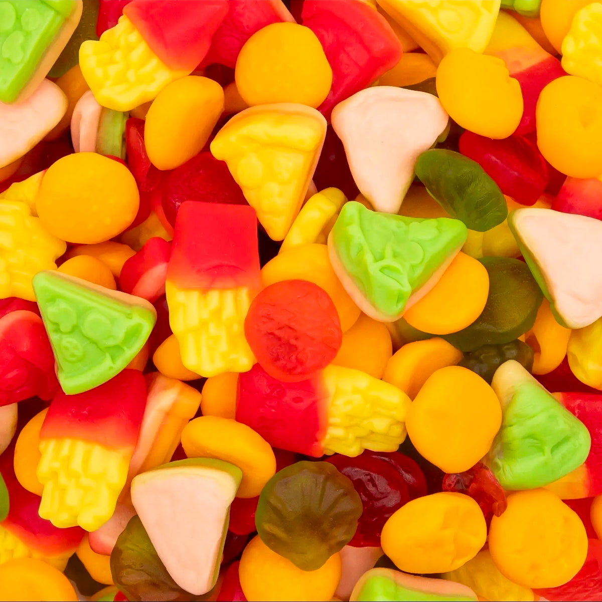 Brazilian Fast Food Shaped Gummies